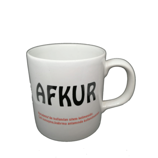 Afkur Bardak-Beyaz